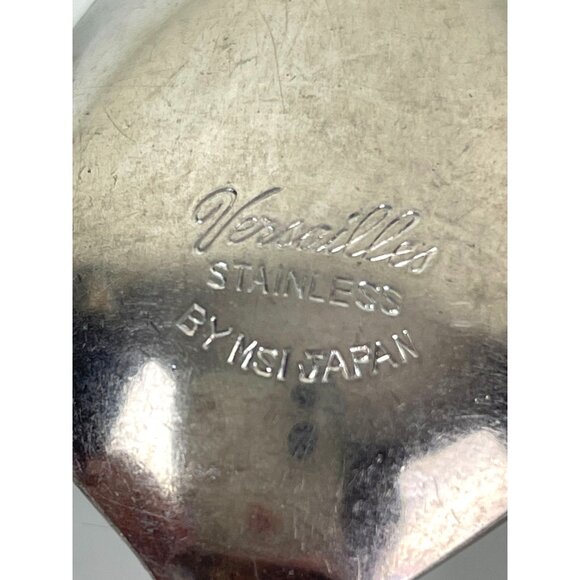 Set of 4 + 1 Serving Versailles Stainless Steel MSI Made in Japan Spoons 6.5" - Picture 11 of 11